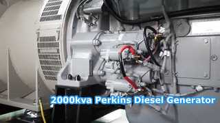 2000kva Perkins 디젤 발전기 전력 솔루션