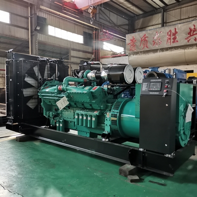 주문 수냉각（의） 1000 kw 쿠민스 디젤 엔진 발전기 세트 1 100만 와트 Genset 1Mw online manufacture