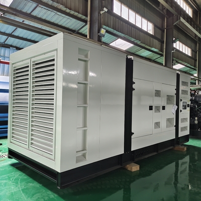 주문 750kVA 소음 차단 대기 디젤 발전기 600kW 커민스 젠셋 online manufacture