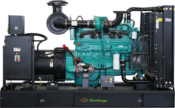 주문 연료 효율 개방형 디젤 발전기 세트 300KVA 커밍스 엔진 online manufacture