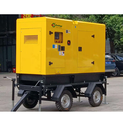주문 SHX 50KVA 시일런트 디젤 발전기 트레일러 고성능 제조자 발전소 가정용 백업 전력 online manufacture