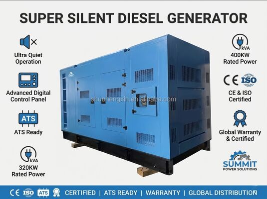 주문 퍼킨스 400kva 500kva 무소음 디젤 발전기 스탬포드 교류 발전기 24V DC 전기 시동 ATS 판매용 online manufacture