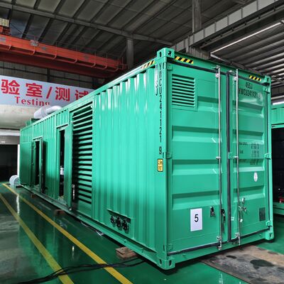 주문 1000kw 1200kw 1500kw 컨테이너형 디젤 발전기 세트 위차이 엔진 산업용 발전소 디젤 발전기 세트 online manufacture