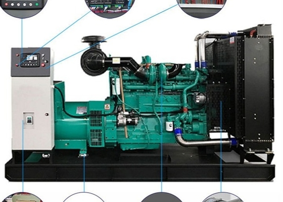 주문 6LTAA9.5-G3 쿠민스 디젤 엔진 발전기 세트 학교 3 단계 열린 조용한 유형 Genset online manufacture