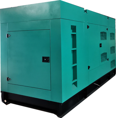 주문 500 킬로와트 용기 디젤 엔진 발전기 붓을 쓸 필요가 없는 교류 발전기 수냉각（의） Genset online manufacture