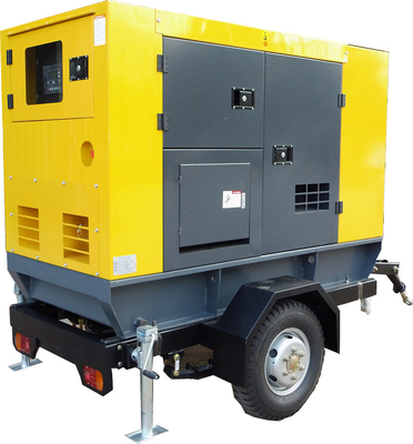 주문 220 볼트 380 볼트 400 Kva DG는 휠과 모바일 트레일러 디젤 엔진 발전기에서 설정했습니다 online manufacture