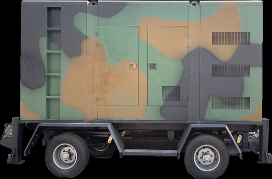 주문 OEM 500 kw 트레일러 디젤 엔진 발전기 Ac 교류 발전기 방음장치가 되는 수냉각（의） Dg 세트 online manufacture