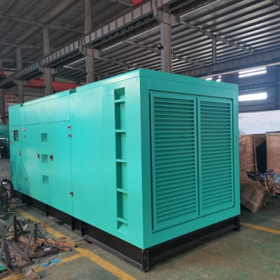 1000 킬로볼트 암페어 쿠민스 디젤 엔진 발전기 세트 800 kw 방음장치가 되는 Genset