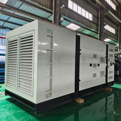 1250kva 1000kw 엔진 3단계 자동 시작 ATS 옵션 LCD 디지털 디스플레이 50/60Hz