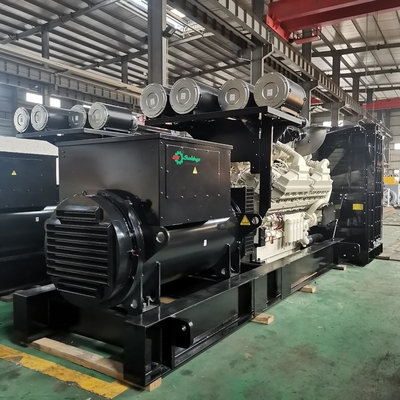 60Hz 2000 kw 디젤 엔진 발전기 2500 Kva 고전압 발전기 세트
